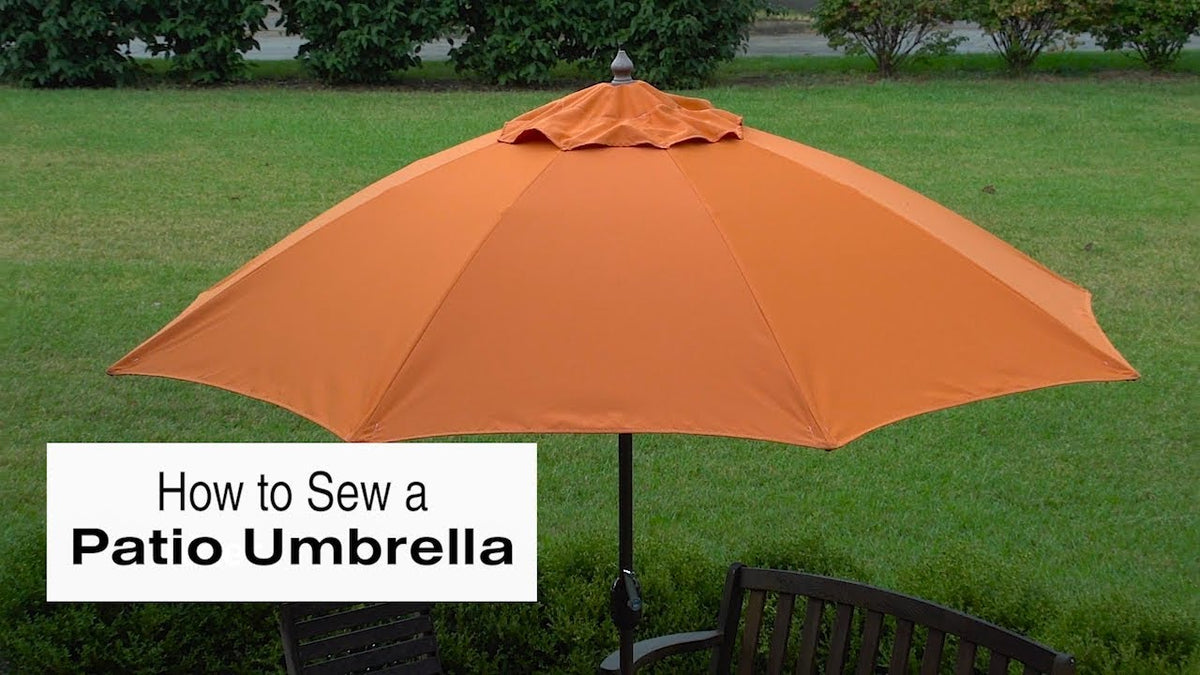 How to Sew a Patio Umbrella by Sailrite (7 years ago) European Hand Tools