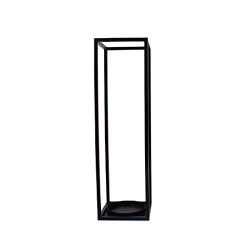 Umbrella Stand Rack?Free Standing Holder for Canes/Walking Sticks, with Hooks, for Hotel Home Office Hallway Storage, Metal (Color : Black, Size : 20×20×69cm(L×W×H))
