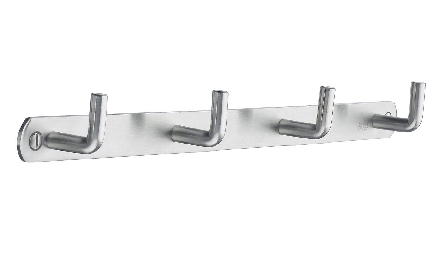 Amazon smedbo b1054 quadruple coat rack brushed stainless steel