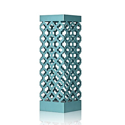 NEX Umbrella Stand Rack Metal Umbrella Holder For Home Office Decoration Drip With Tray and Hook Blue