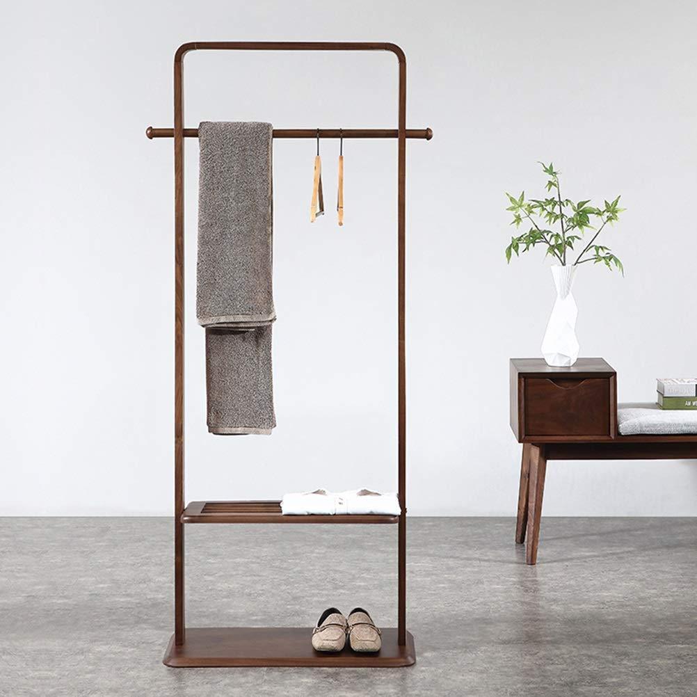 Shop kdjhp solid wood coat rack bedroom floor storage hanger simple clothes rack home hanger coat rack 0189 color b