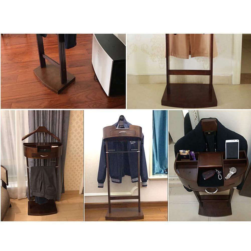 Get cdgf zw living room hangers solid wood coat rack stand alone coat rack corridor coat rack handbags bedroom hanger storage rack hanger living room decoration
