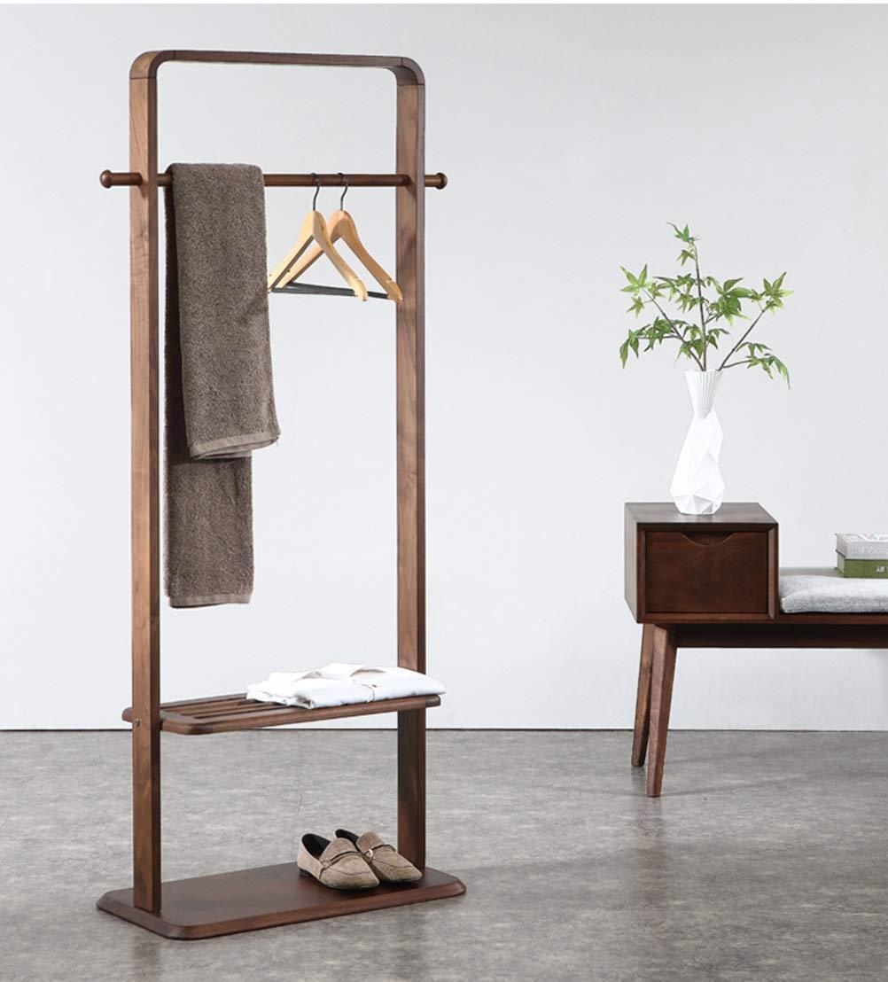 Selection kdjhp solid wood coat rack bedroom floor storage hanger simple clothes rack home hanger coat rack 0189 color b