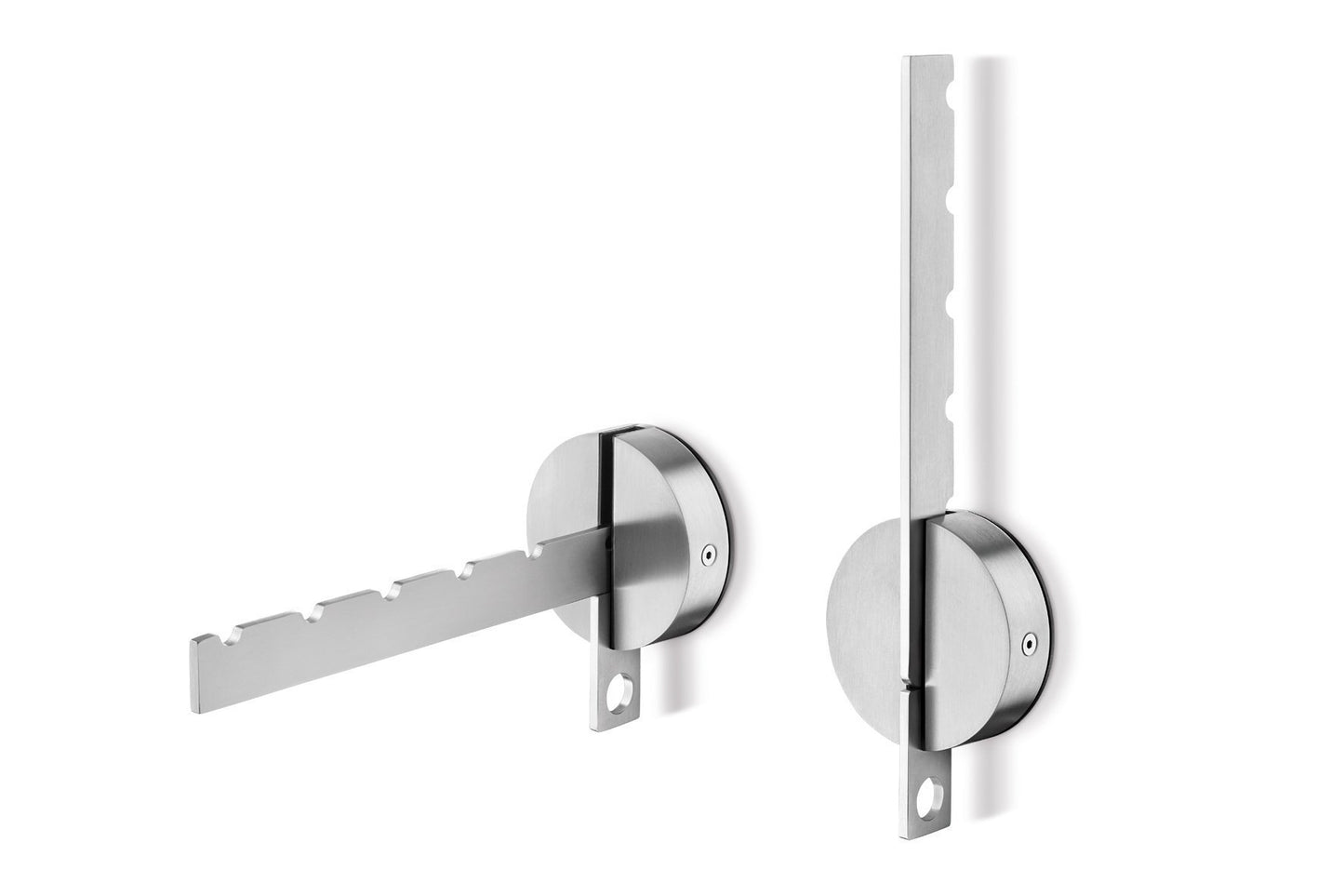 Get zack 50682 wall mount laveto folding coat rack 11 3 by 1 34 inch stainless steel