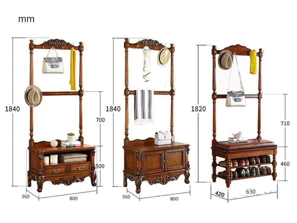 Featured excellent store floor hangers solid wood american coat rack bedroom hangers home hall shoe cabinets shoe benches coat rack 5014 design b