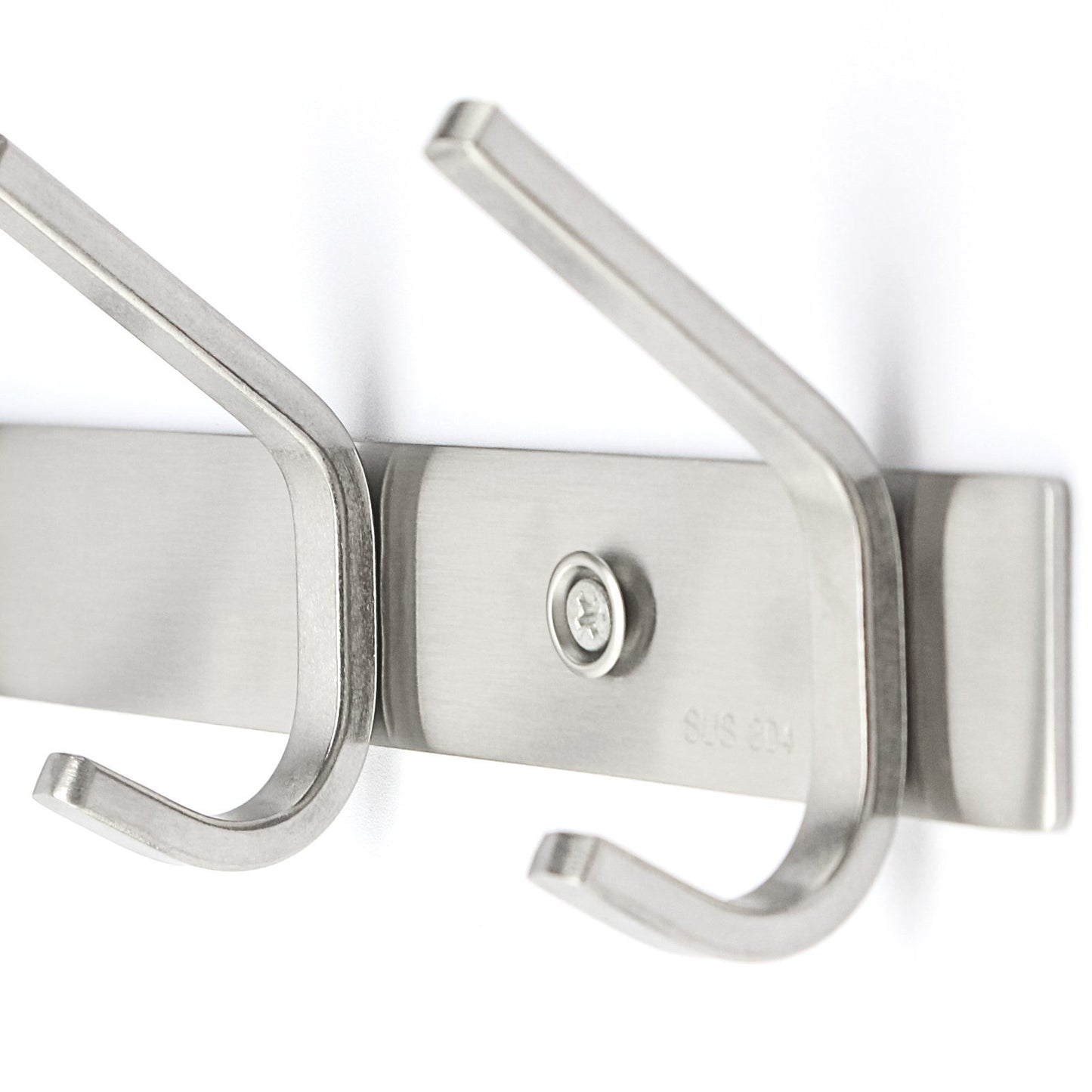 Best seller coat rack hooks durable stainless steel organizer rack with solid steel construction perfect for towels robes clothes for bathroom kitchen garage 8 hooks