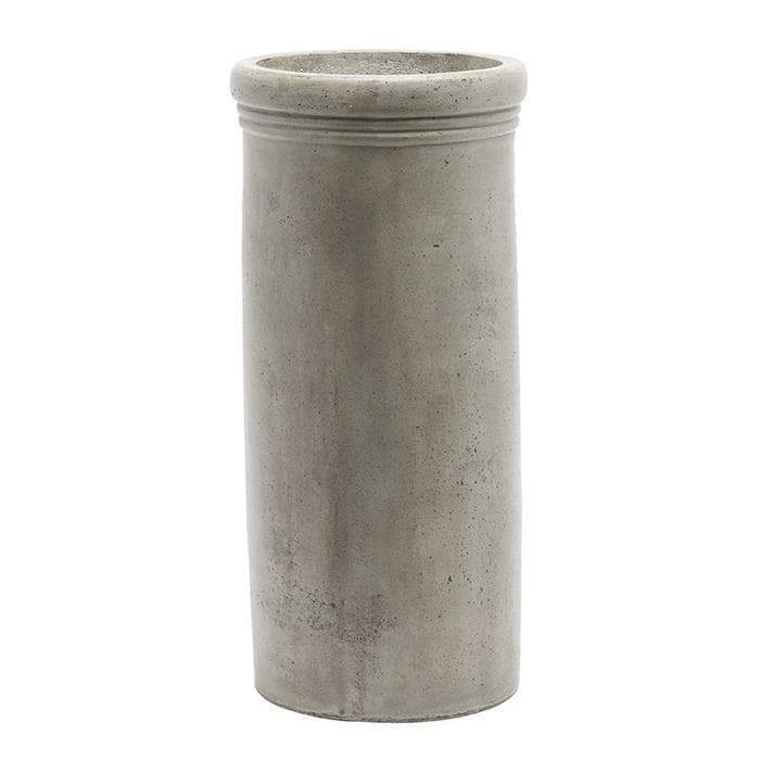 Elrick Dark Gray Concrete Umbrella Stand - Large