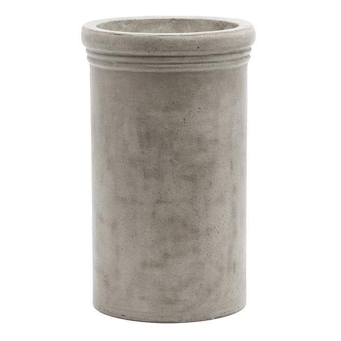 Elrick Dark Gray Concrete Umbrella Stand - Small