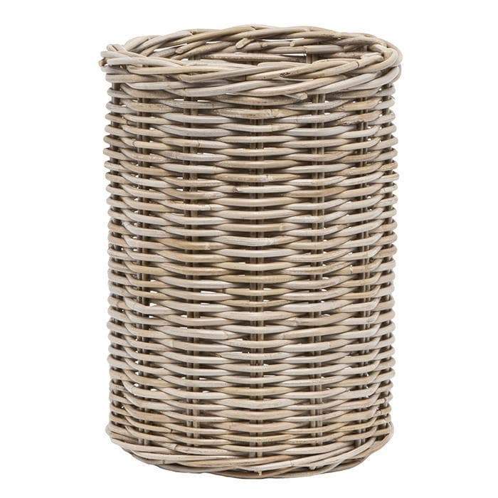 Malta Rattan Umbrella Stand (Mixed Gray) - Small