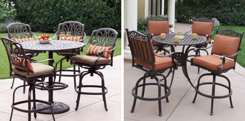 Set up for a Fun Summer Season with Outdoor High Top Table and Chairs