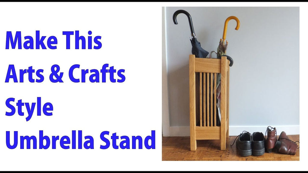Make an Arts and Crafts Style Umbrella Stand - woodworkweb de WoodWorkWeb hace 7 años 17 minutos 26,930 vista