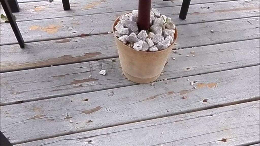 DIY Crafts - Outdoor Umbrella Stand/Base - Rotting Deck by 1st Choice Crafts (4 years ago)