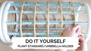Hi you! In this video we show you how to make a plant standart/umbrella holder