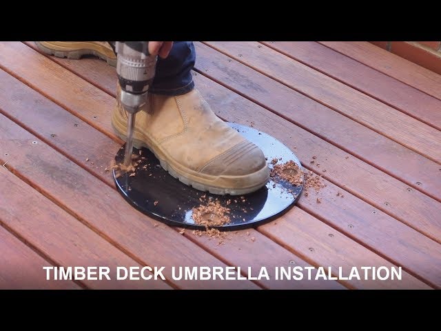 How to install a Cantilever Umbrella on a timber deck by INSTANT SHADE UMBRELLAS by InstantShadeUmbrella (2 years ago)