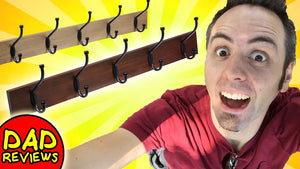 Hey Dads! Need a wall coat rack? We wanted a wall coat rack for our entryway, so I found this AmazonBasics Wall Coat Rack: