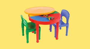 Kids’ tables and chairs tend to give your eyeballs a migraine