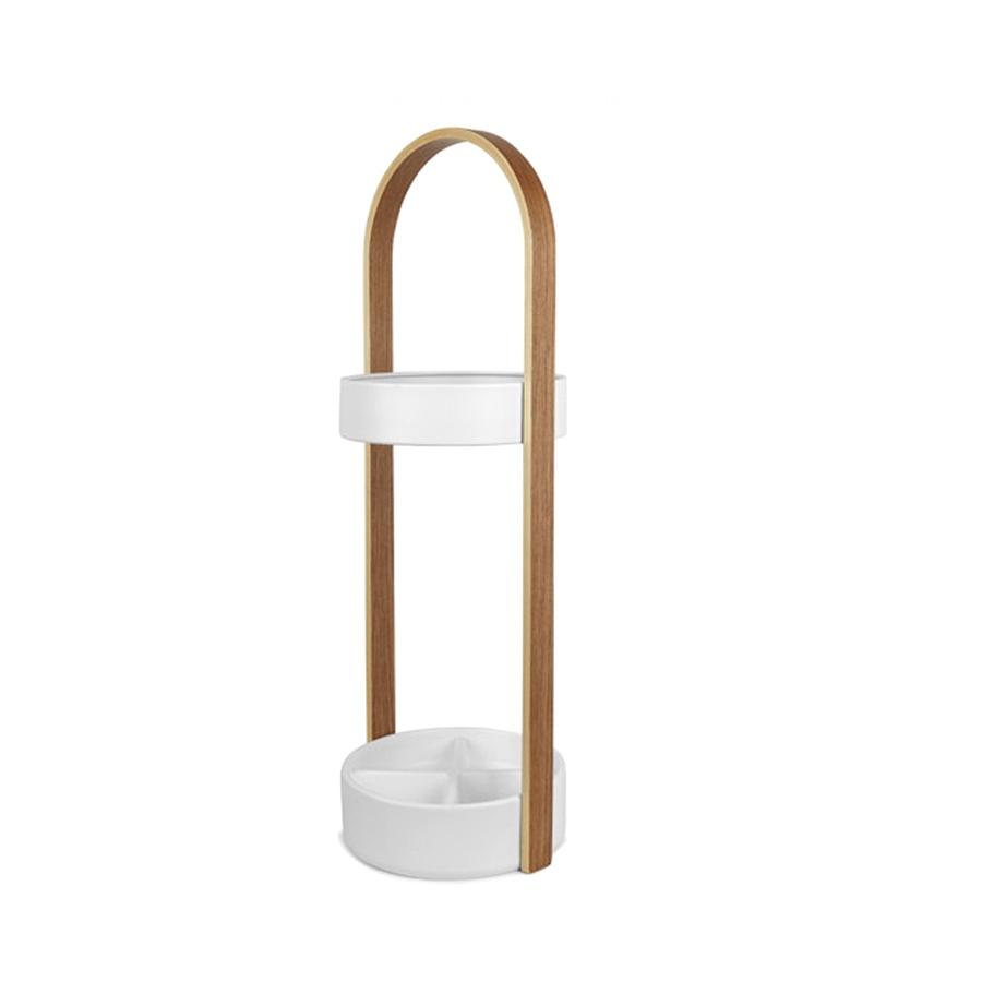 Umbra Hub umbrella stand - natural/white