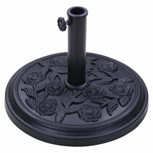 18-inch 20-lbs Round Umbrella Base Heavy Stand Holder Fit for 8ft