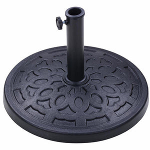 19.5-inch 31-lb Round Umbrella Base Heavy Stand Holder Fit for 8