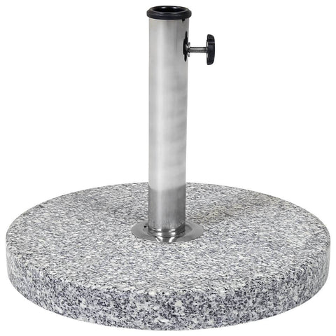 15Kg Round Granite Parasol Base Stone Umbrella Stand