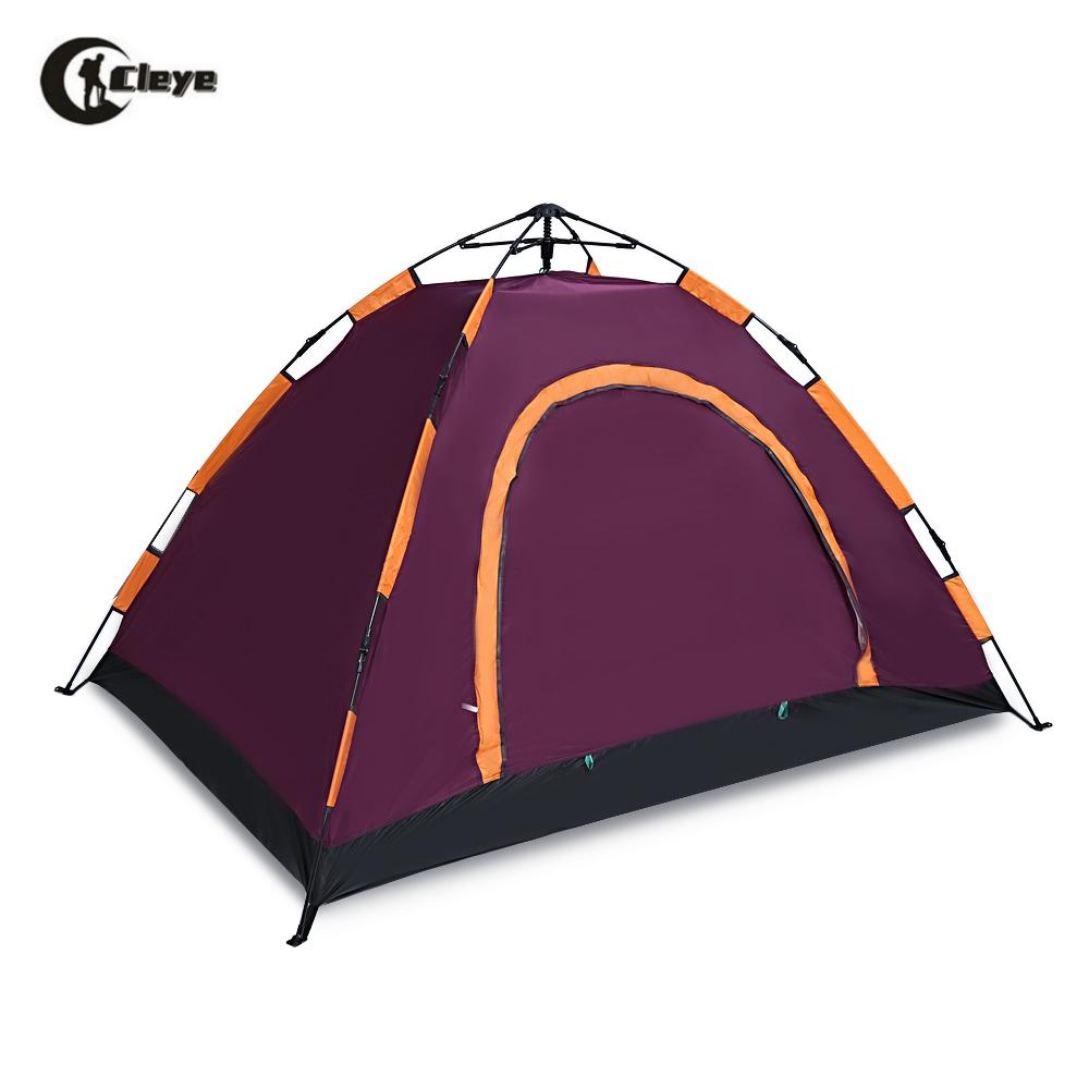 CLEYE Automatic Instant Setup 2 - 3 Person Camping Tent