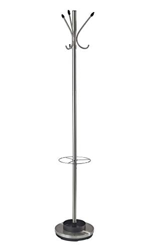 Adesso Umbrella Stand and Coat Rack, Steel