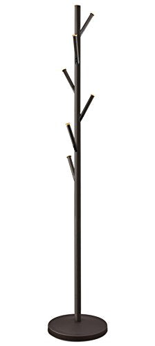 Kira Home Addison 68" Free Standing Metal Coat Rack, Oil-Rubbed Bronze Finish