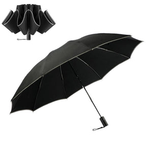 Xmund XD-HK11 Automatic Umbrella 1-2 People Reflective Folding Umbrella Portable Windproof Sunshade With Leather Cover