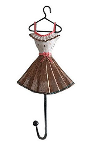 Gentle Meow European Style Living Retro Hanger Skirt Hook Wall Decorations Dark Coffee Color