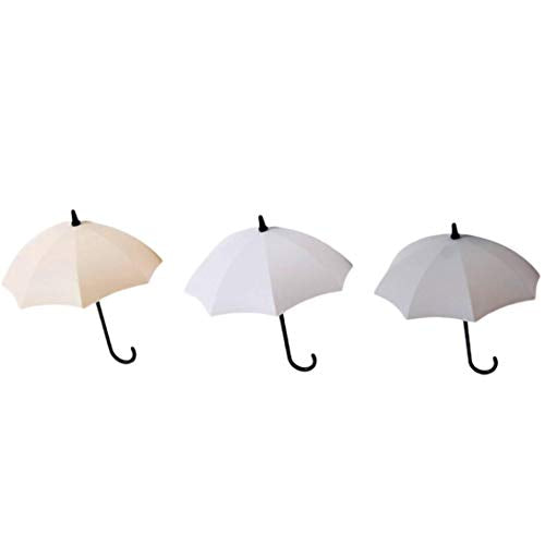 Umbrella Wall Hook, Sttech1 Cute Durable Umbrella Wall Mount Key Holder Small Items Hanger Organizer 3pcs/Set (A)