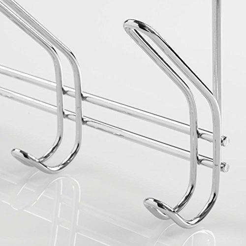 Best seller  interdesign classico over door organizer hooks 6 hook storage rack for coats hats robes or towels chrome