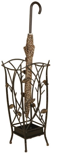 Welcome Home Accents Oil Rubbed Bronze Metal Vine Umbrella Stand