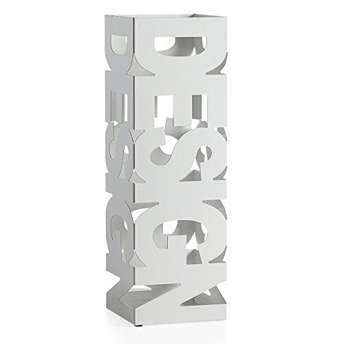 Torre & Tagus Design Cutout Umbrella Stand White