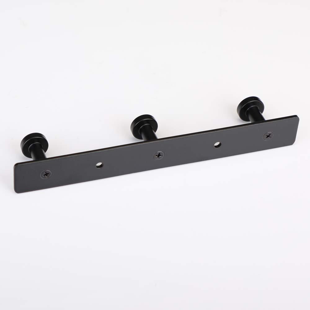 Top rated mellewell 2 pcs hook rail robe towel coat hooks bag hanger and bathroom kitchen accessories stainless steel black hr8021 3 2