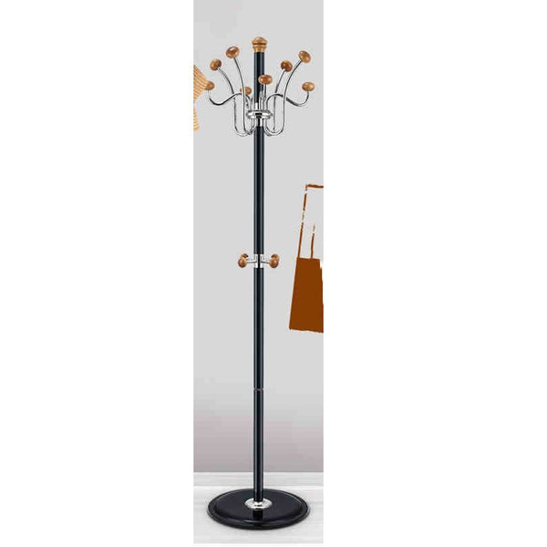 Discover the coat stand rack stainless steel simple assembly hangers landing creative racks color black size b