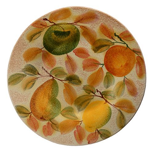 Italian Dinnerware - Decorated Charger - Handmade in Italy from our Frutta Laccata Collection