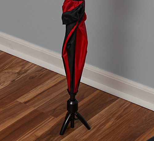 Home-X Instant Tripod Umbrella Stand. Attaches to Umbrella Spike at Top