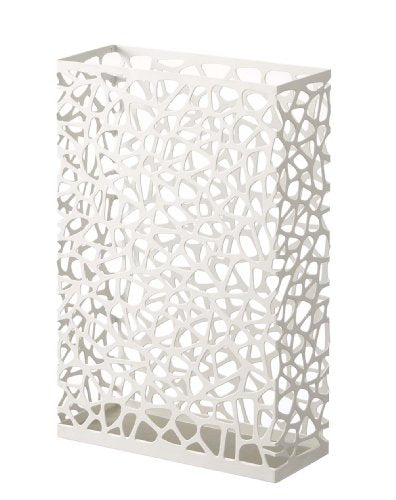 Nest - White Metal Rectangular Umbrella Stand