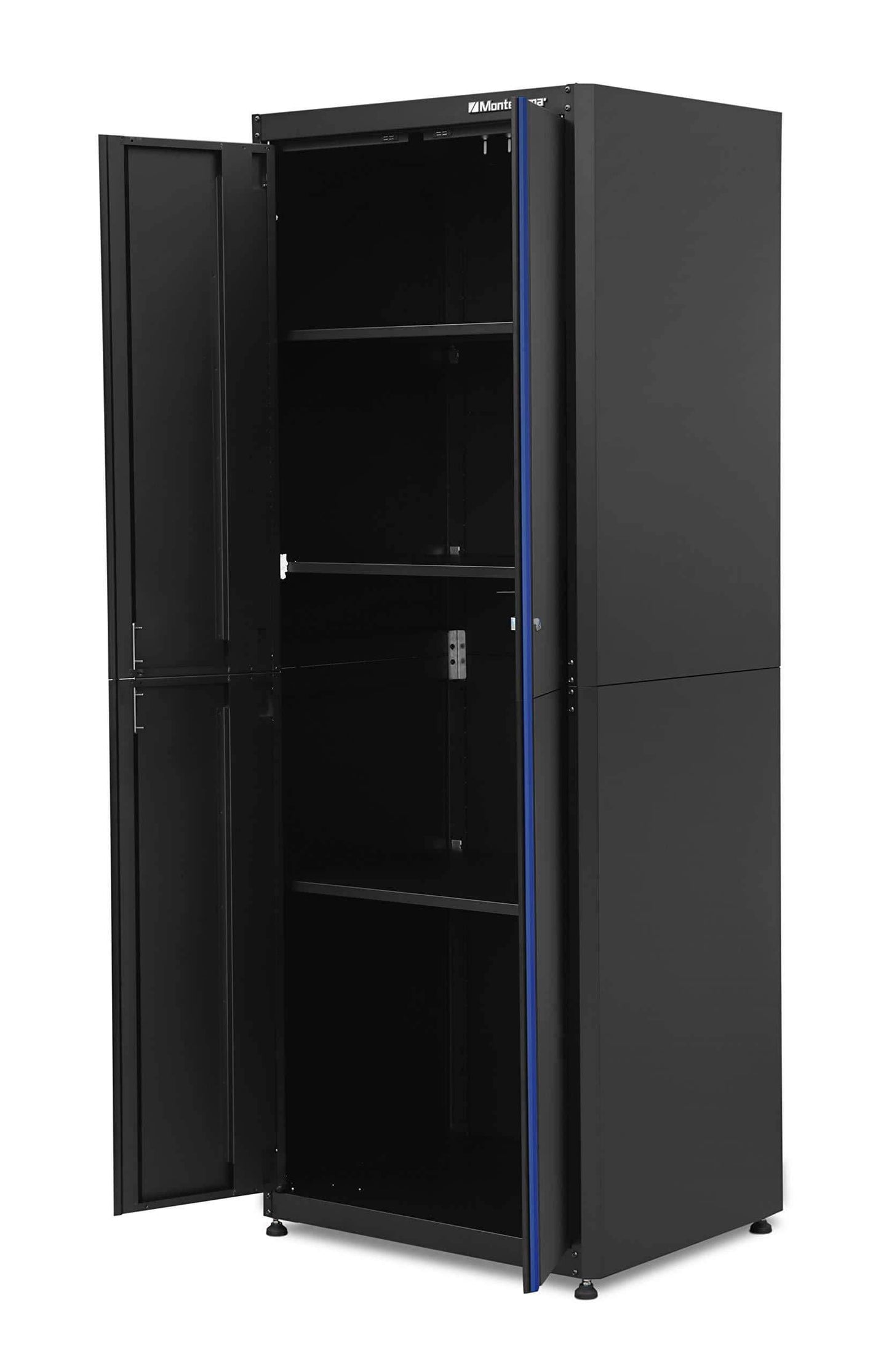 Order now montezuma garage tool storage system 30 5 x 24 locking 2 door standing cabinet with magnetic latches black powder coat finish bkmg3024tbc