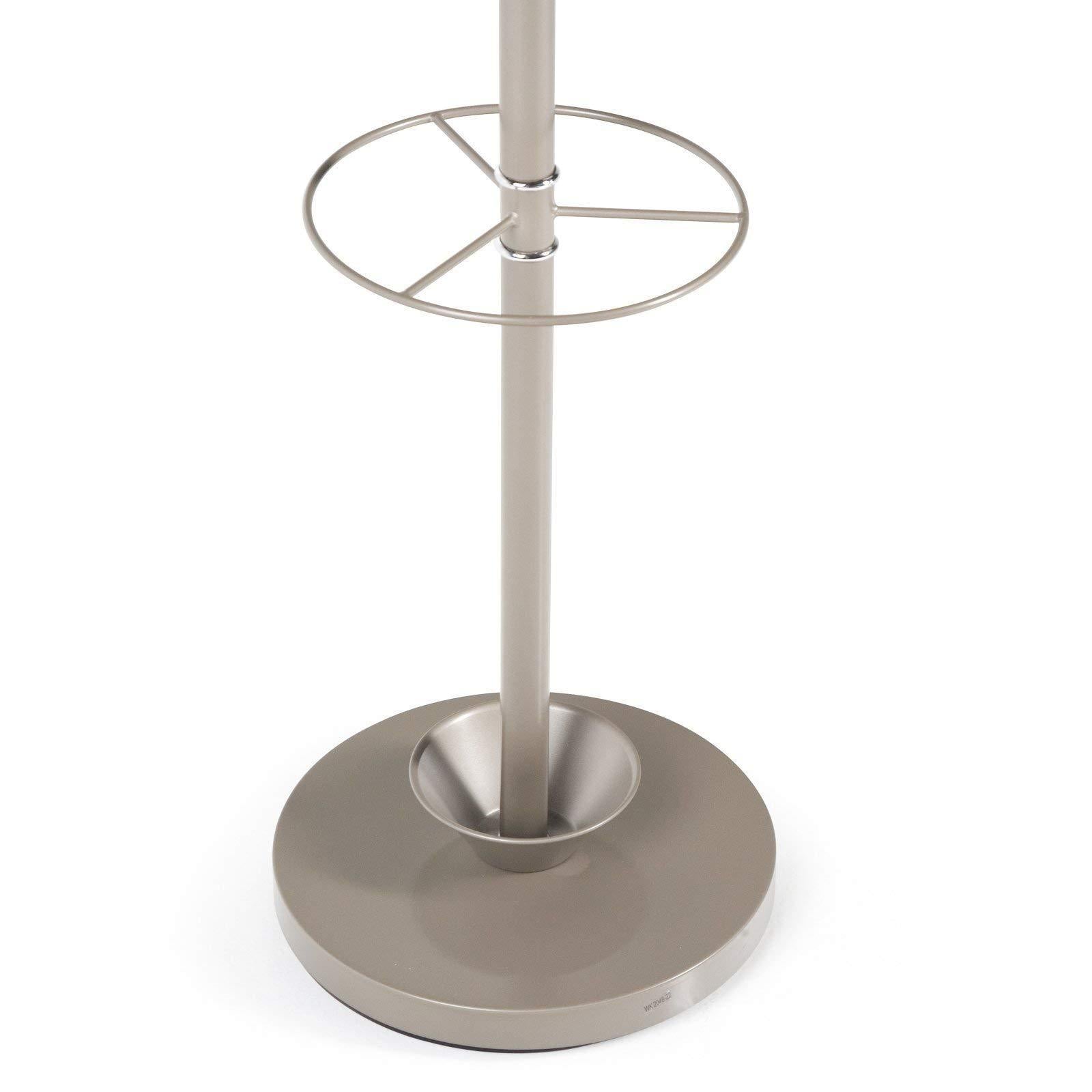 Buy now adesso wk2048 22 quatro umbrella stand coat rack champagne steel