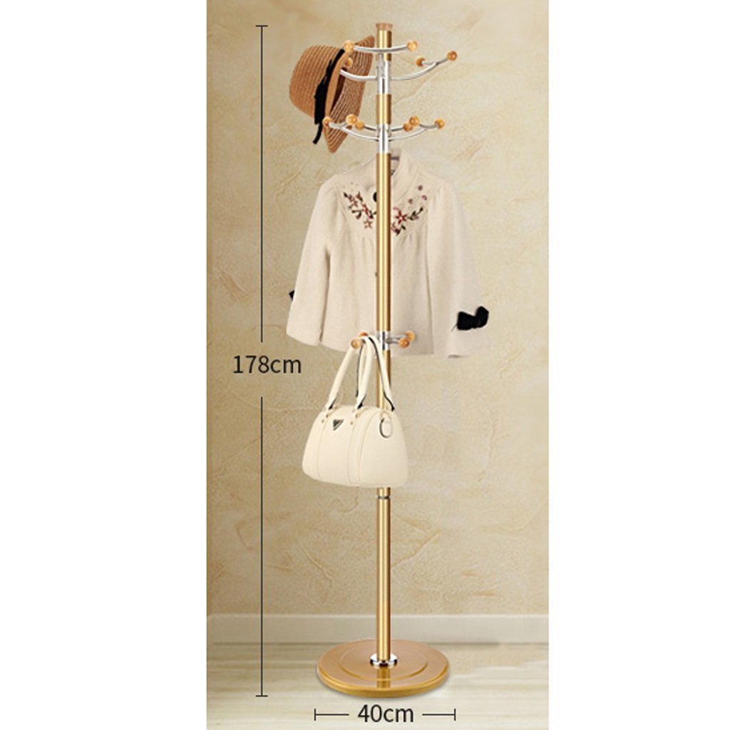 Shop for coat hat rack stainless steel simple assembly hangers landing creative racks color gold size f