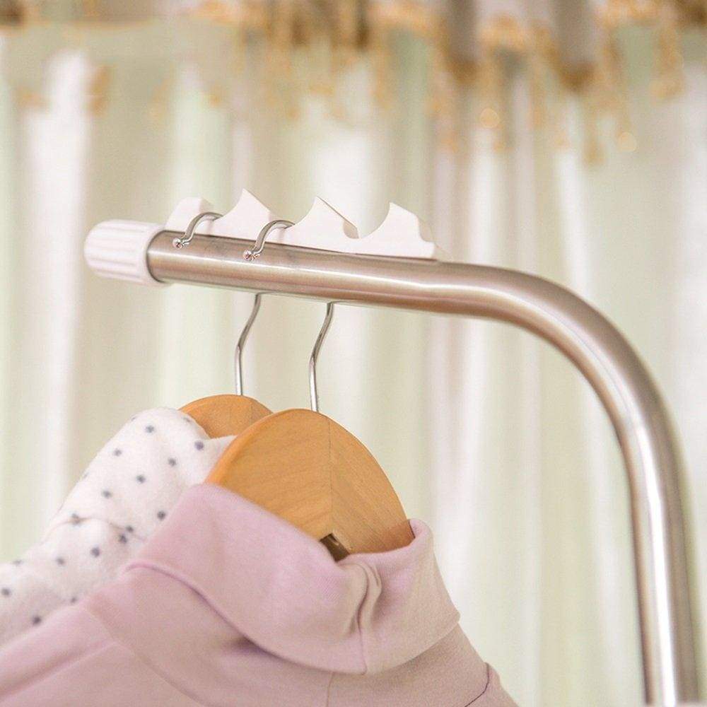 Order now fly mai stainless steel coat rack floor mounted bedroom hat clothes rack storage shelf h 173cm height adjustable