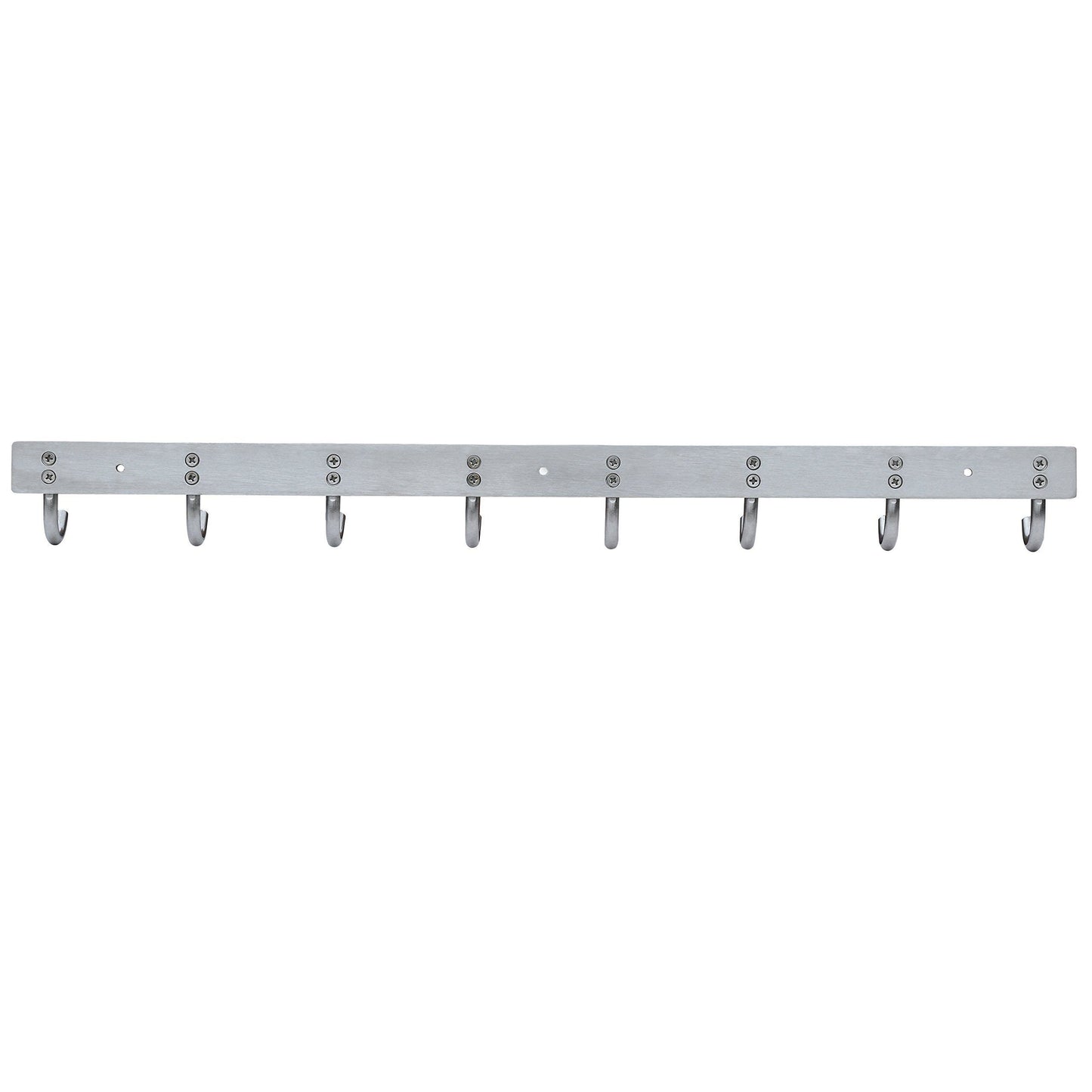 Latest webi wall mounted coat hook rack heavy duty stainless steel 304 hook rail for bedroom bathroom foyer hallway entryway brushed finish 8 hooks