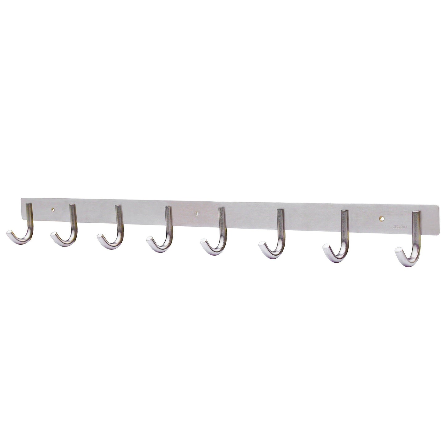 Kitchen webi wall mounted coat hook rack heavy duty stainless steel 304 hook rail for bedroom bathroom foyer hallway entryway brushed finish 8 hooks