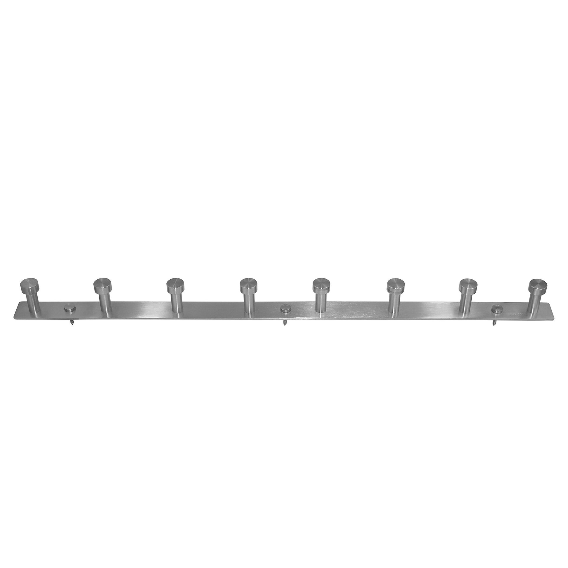 Latest webi robe hook 8 peg stainless steel 304 coat hat hooks heavy duty wall hook rack for closet entry hallway foyer wall mounted brushed nickel 8 hooks 2 packs