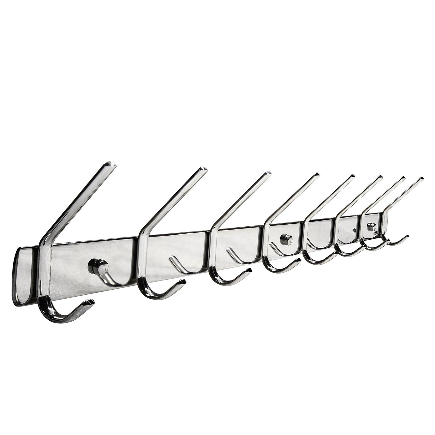 Discover the webi sus304 heavy duty 8 peg large coat hat hooks robe bath kitchen towel utensil utility garment rack hanger rail holder wall mount bedroom entryway garage bathroom home organization polished