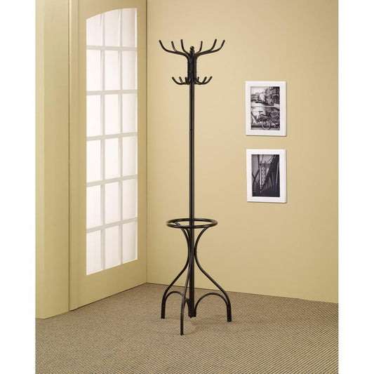 Metal Coat Rack With Umbrella Stand