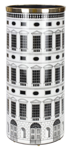 Fornasetti Umbrella Architettura Black/White