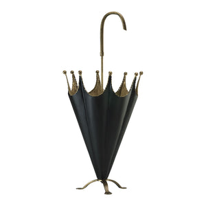 Whimsical Black and Gold Umbrella Stand