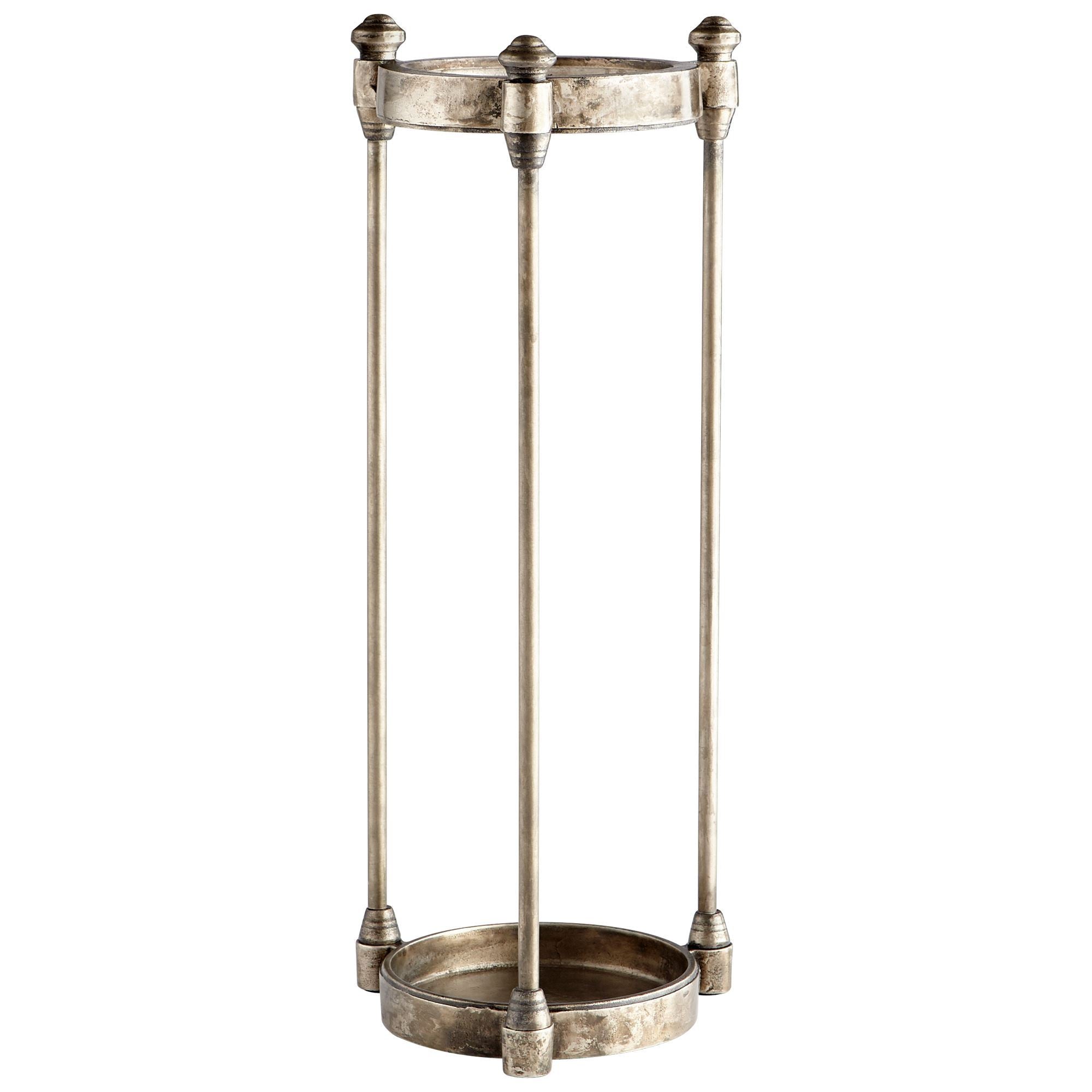 Holloway Transitional Pewter Umbrella Stand